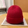 Зимняя универсальная теплая шапка с защитой ушей, однотонная, тонкой вязки, для большого обхвата головы и с эффектом формирования лица, маленькая холодная шапка