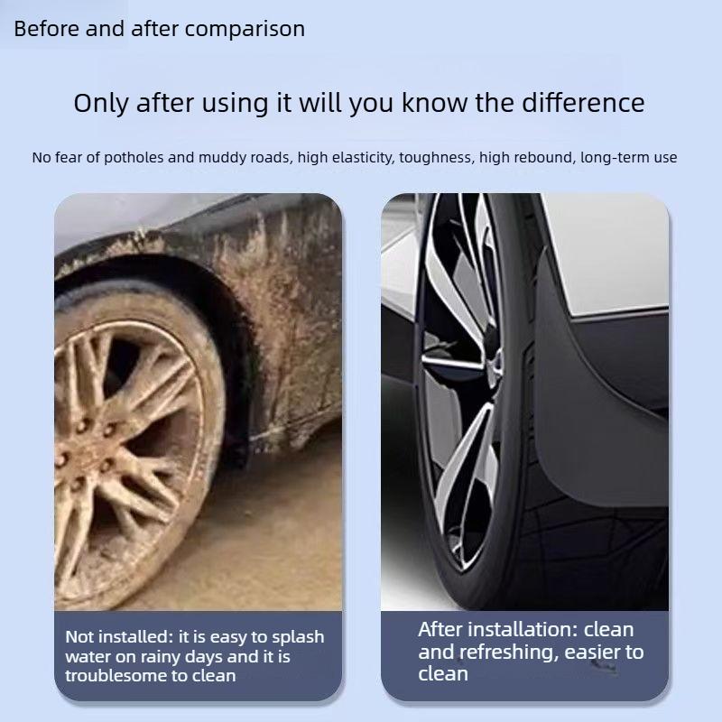 Подходит для автомобиля Leapmotor B01 2026, четырехколесные грязезащитные щитки, аксессуары для модификации автомобильных деталей