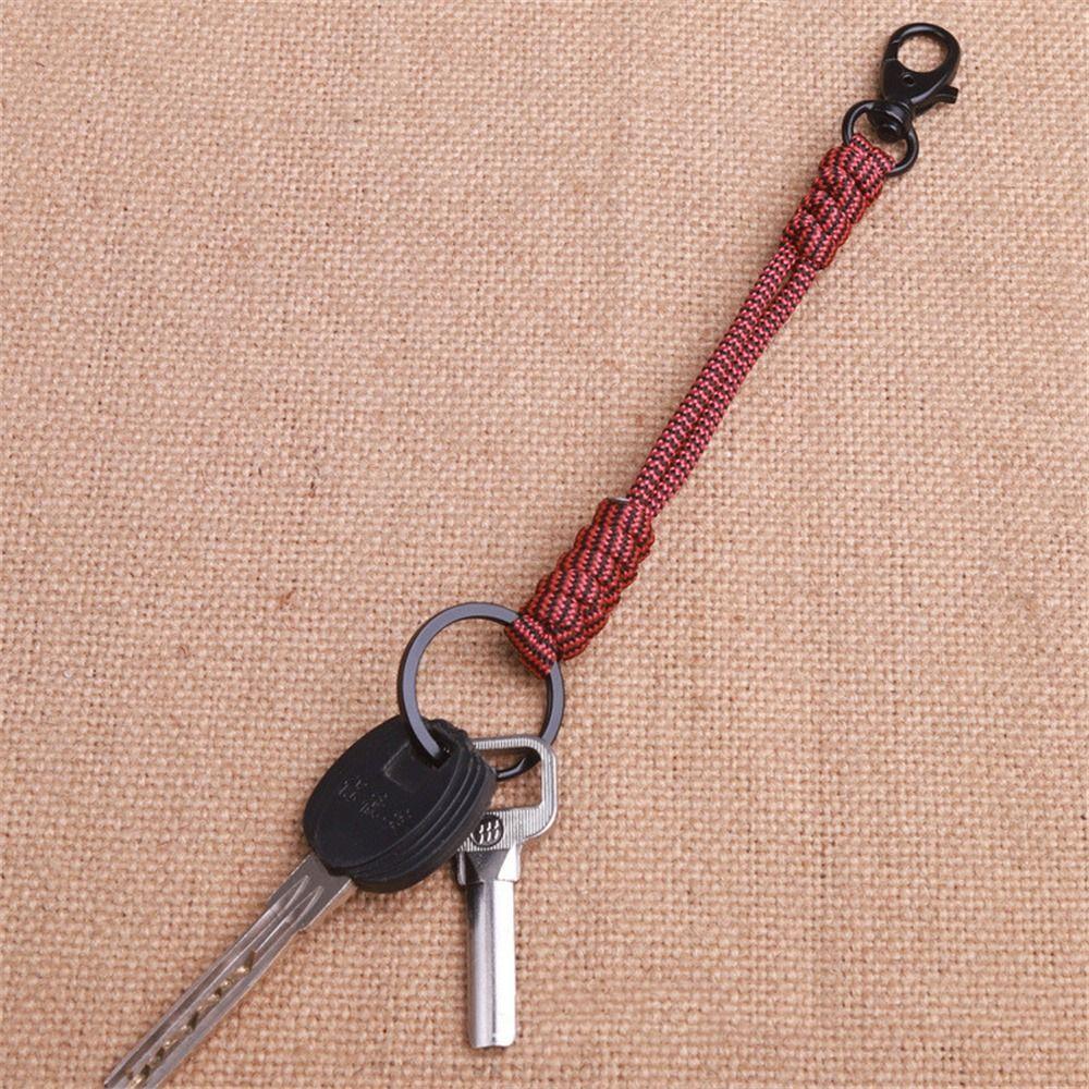 Двойная пряжка паракорд брелок плетеный парашютный шнур брелок аварийный трос