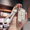 TPU Key Fob Cover with Keychain Lanyard for Peugeot 207 307 308 407 3008 5008 807 Expert Partner Citroen C2 C3 Picasso Berlingo
