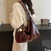 2025 New High-value Large-capacity Textured Bag Women's New Fashionable Versatile Messenger Tote Bag