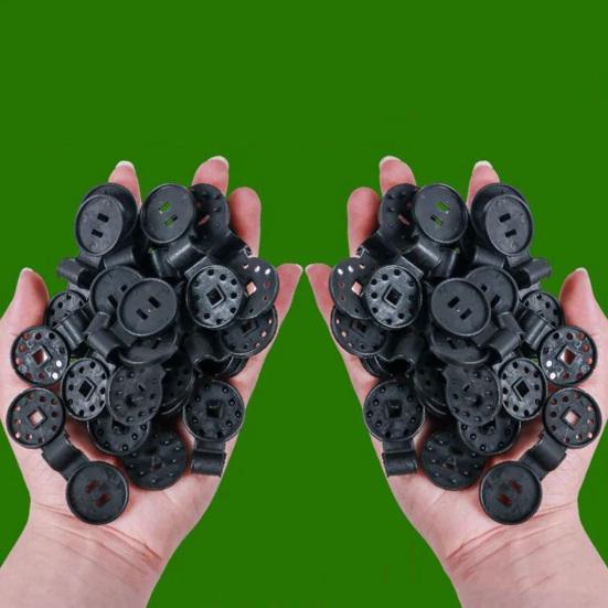 50/100 Pcs Shade Cloth Plastic Clips Heavy Duty Shade Tarp Buckle Reusable Fixing Clips for Agricultural Anti