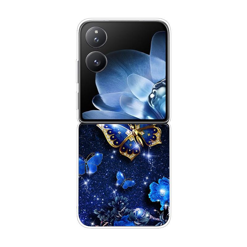 Твердая ПК-накладка для Xiaomi Mix Flip Противоударный чехол для телефона для Mi Mix Flip 5G Ультратонкая задняя прозрачная накладка MixFlip Чехол Coque Funda