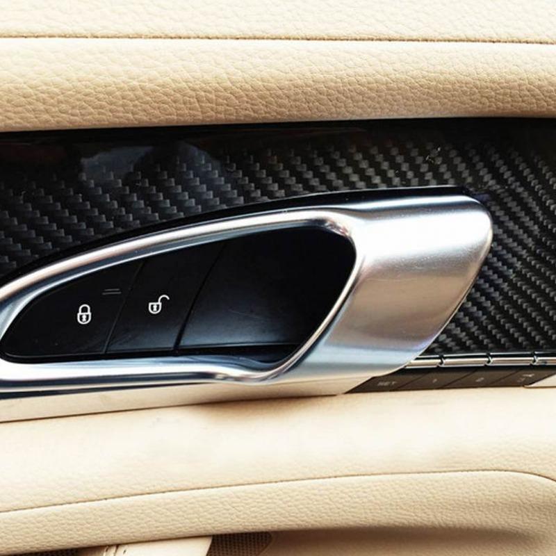 Наклейки на автомобиль 3D Carbon Fiber Body Scratch Decor Sticker Защита порога автомобиля Водонепроницаемая клейкая лента для стайлинга Модификация