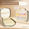 Zipper Markers Pen Storage Bag Large Capacity Watercolor Pen Stationery Bag  Student
