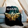 Personalized Custom Name Blanket - The Legend of Zelda Breath of the Wild Print Design,Blanket for Sofa,Bed,Travel,Camping - Soft and Warm, Great Gift