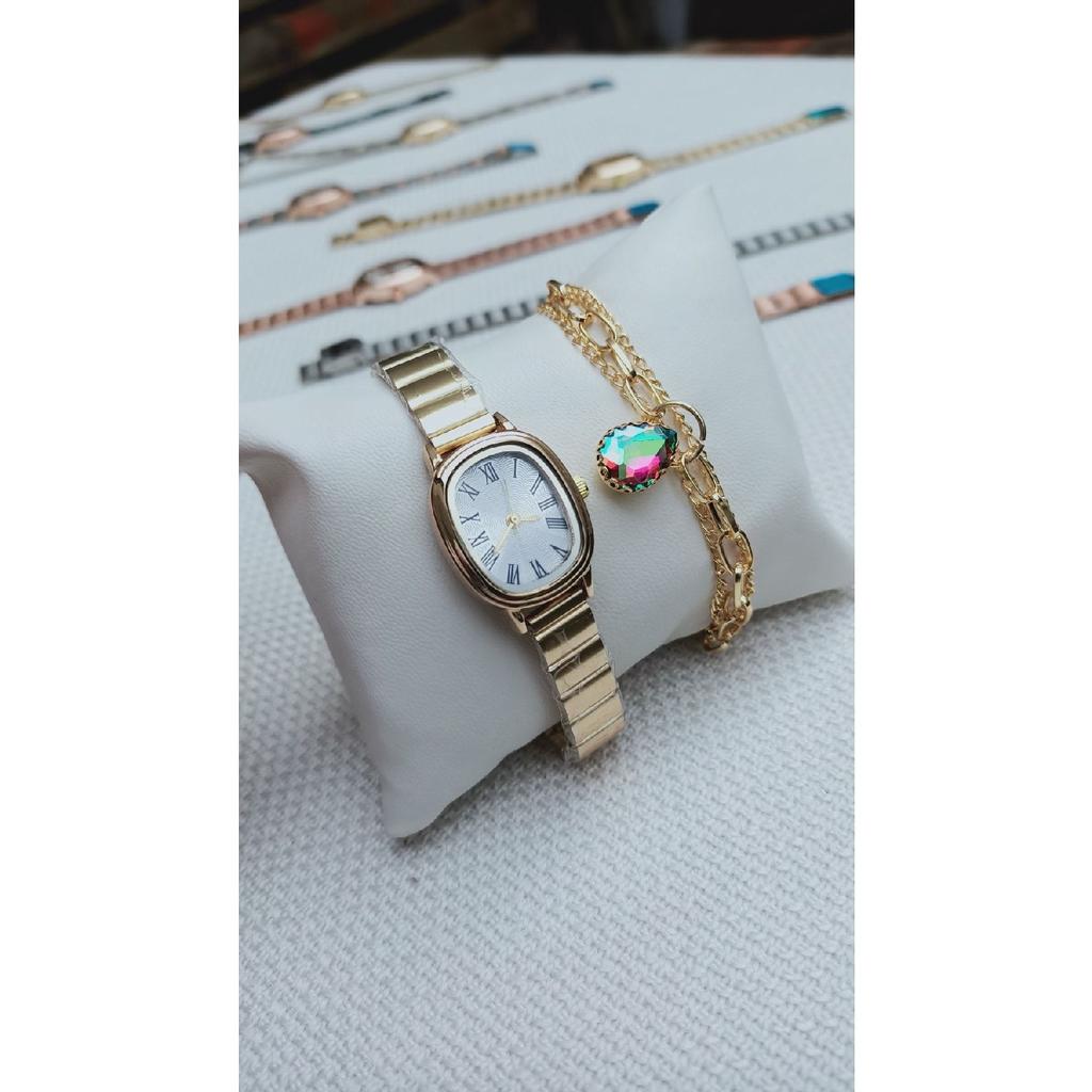 Bracelet Set Analog Wristwatch Clock Set