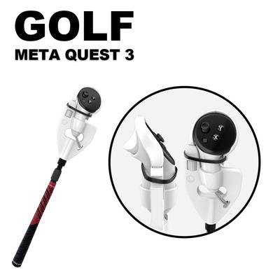 Насадка для ручки клюшки для гольфа VR для контроллера Meta Quest 3/Pro Аксессуары для Golf + Golf5 eClub, улучшают впечатления от игры в виртуальной реальности