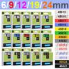 3pcs/lot Labels Compatible Dymo D1 12mm Tapes 45010 45013 40913 Ribbon Cassette for Dymo Label Manager LM 160 280 Label Maker