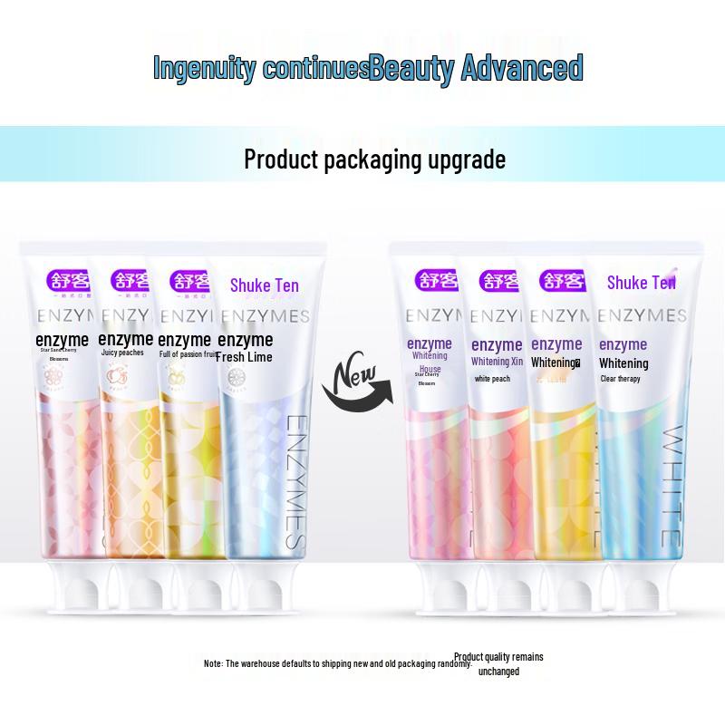 Набор отбеливающих ферментных зубных паст Shuke