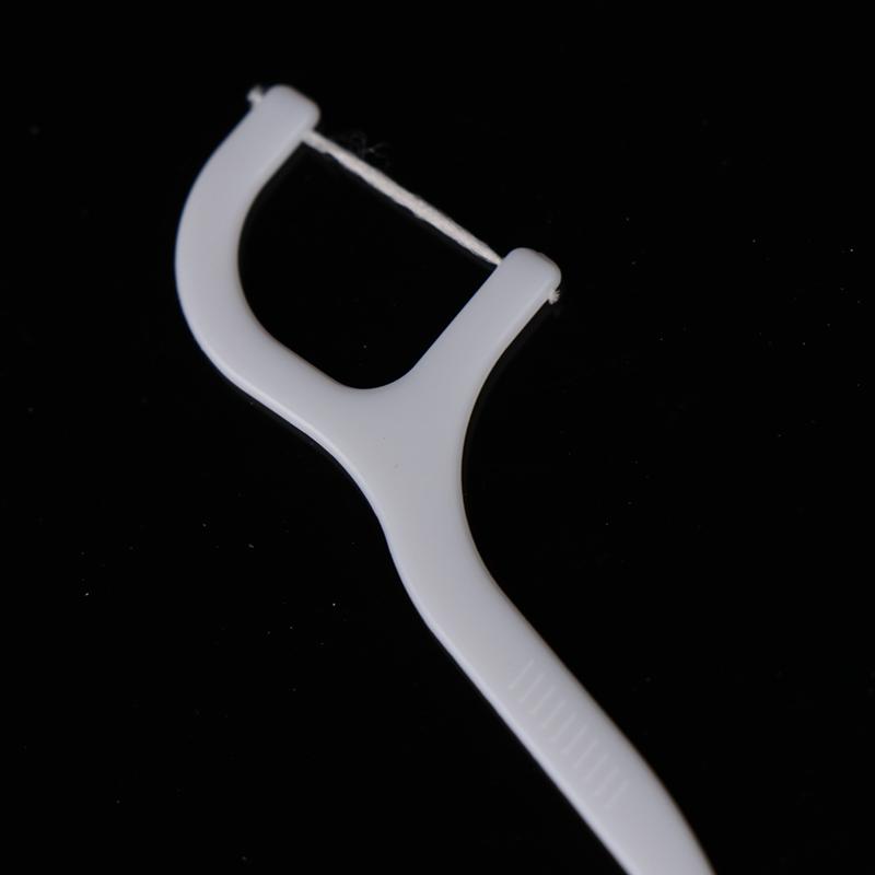 100 шт одноразовые зубные нити межзубные щетки зубочистки чистка зубов