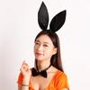Party, Sexy Bunny Headband, Black, 4 Pieces