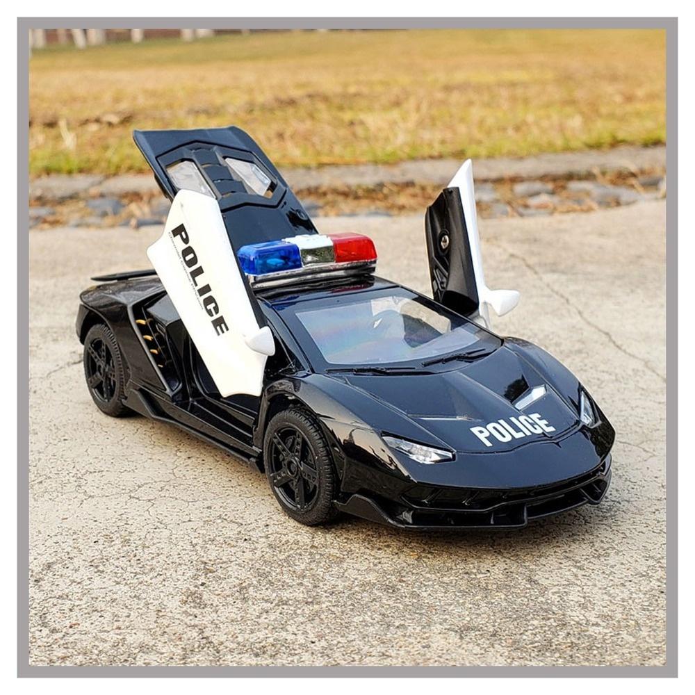 КЛТ 1:32 Lamborghini LP770 Полицейская машина литая модель автомобиля для детей игрушки для мальчиков игрушки для детей машинки игрушки