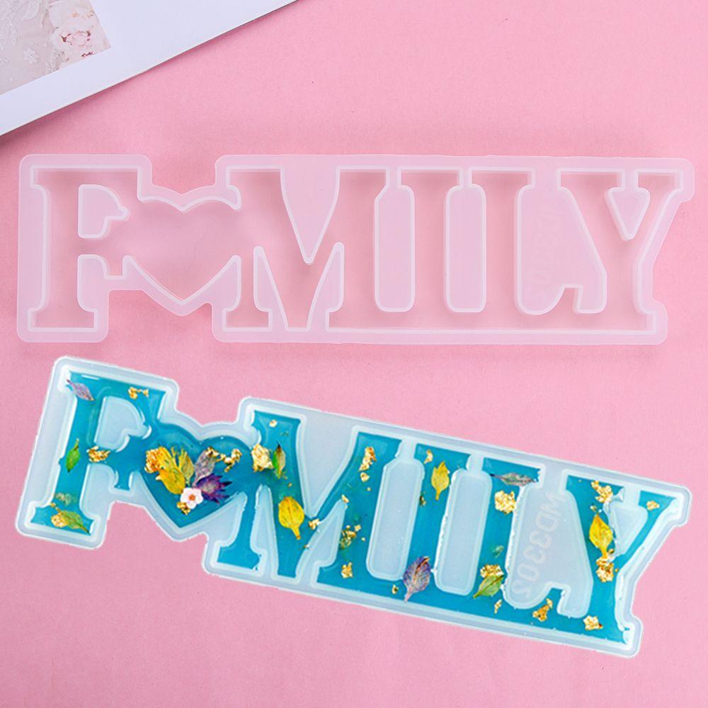 Ручная работа литье эпоксидной смолы кристалл клеевые формы ювелирные инструменты для изготовления букв смоляные формы силиконовые формы