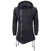 Men's Black Hipster Zipper Hoodies Sweatshirts Hip Hop Casual Hooded Men Streetwear Hoody Tracksuits