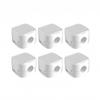 6PCS Magnetic Cable Clips Cable Smooth Adjustable Cord Holder Under Desk Cable Management Wire Keeper Cable Organizer