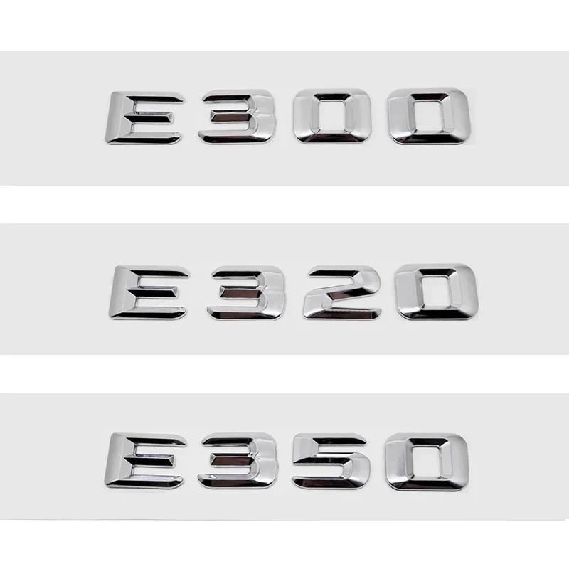 Car Rear Trunk Number Letter Sticker Tail Box Emblem Badge for Mercedes Benz E Class E300 E320 E350 E400 E420 E430 E500 E550ppp1