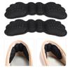 5 Pair Anti Wear Feet Care Pads Wing Shape Non-Slip Shoes Heel Sticker for High Heeled Shoes(Black,