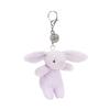 Jellycat Серия Зайчик Бонни Застенчивый Лавандовый Милая Кукла Плюшевый Брелок Высотой 8 см