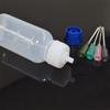 1 комплект бутылочек-аппликаторов, пластиковые сжимаемые бутылки-капельницы с тупым кончиком иглы для нанесения клея, краски для квиллинга и масла