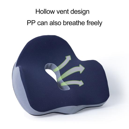 Эргономичная подушка для ягодиц, подушка для сиденья при геморрое, U-образная, для уменьшения давления на копчик, поддержка из пеноматериала с эффектом памяти