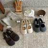 Soft~ French Lamb Wool Mary Jane Shoes Women's Autumn Ins Covered Ancient Plush Shoes
