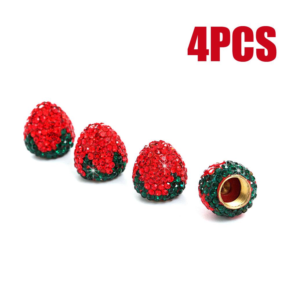 4 шт. хрустальные колпачки для автомобильных шин, пыленепроницаемые колпачки для колесных клапанов с бриллиантами, блестящие подвески для автомобиля, декоративные автомобильные аксессуары