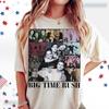 Коллаж Big Time Rush Футболка для фанатов, Футболка с мерчем группы BTR