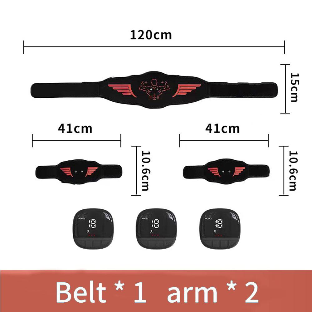 EMS Muscle Stimulator Abdominal Trainer Abs Toner Arm Belly Leg Exercise Workout Lose Weight Fat Burn Home Gym Fitness Equipment