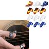 12Pcs Thumb and Finger Picks Guitar Finger Picks Fingertip Hands Sleeves Flat Thumbpicks Guitar Accessories Easy To Use