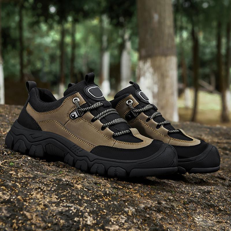 Fashion Genuine Leather Men Casual Shoes High Quality Mens Sneakers Non-Slip Walking Shoes Luxury Treking Footwear Leisure Walk Trainers