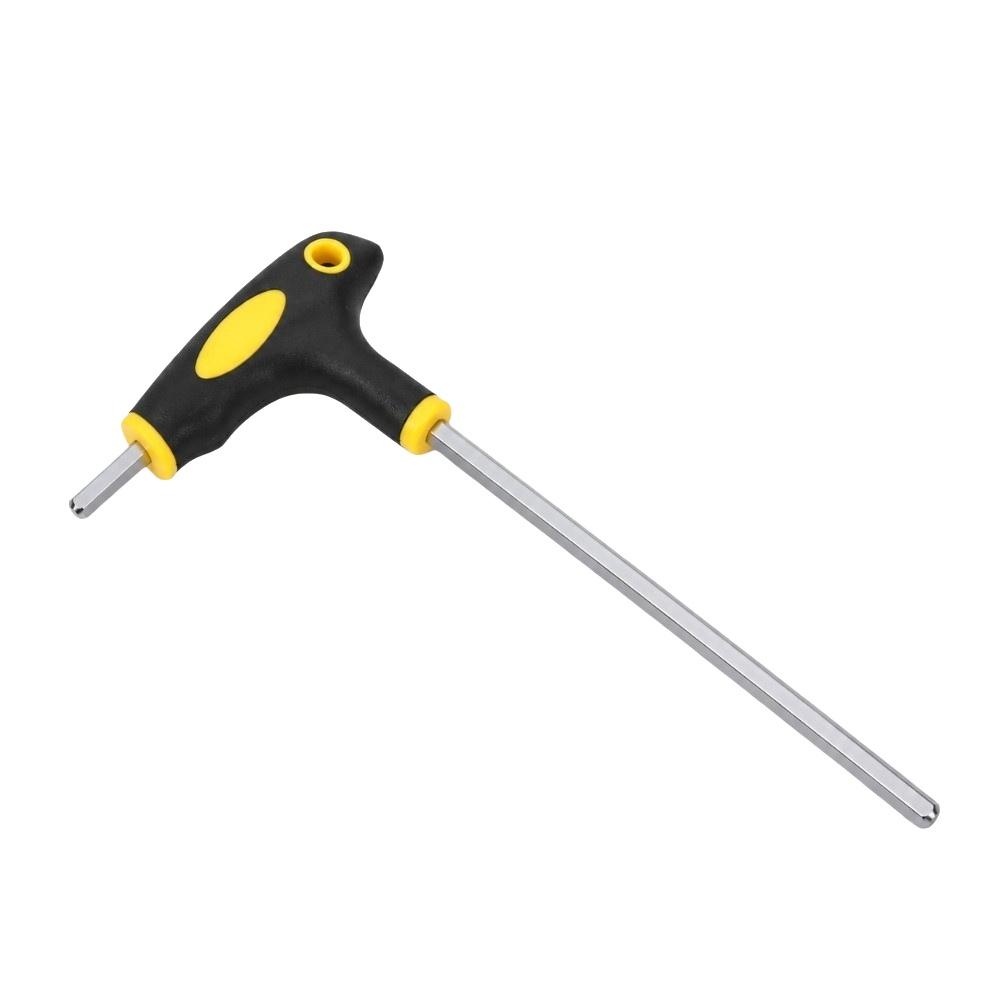 Long Handle Hex Key Wrench Ball End Tip Allen Wrench Durable T Handle Wrench Bike Maintenance