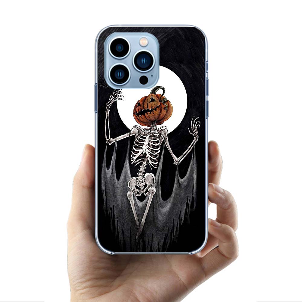 Halloween Pumpkin Man is Here Cases Phone Case For Iphone 17E 16E 17 Air 16 Pro Max 15 Pro 14 Plus 11 13 12 Mini Cover Cases Com