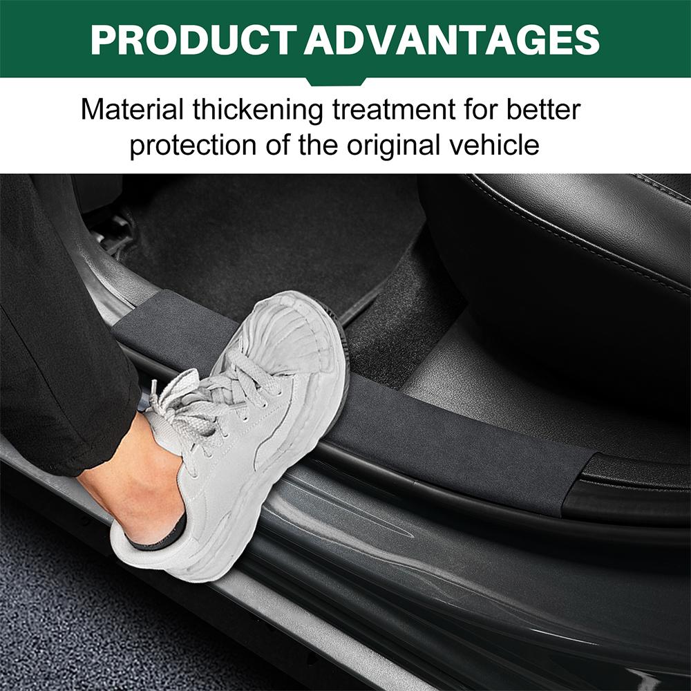 For Mazda 3 Axela BP 2019 2020 2021 2022 2023 2024 2025 Car Front Rear Threshold Protection Sticker Interior Accessories hrlpv04