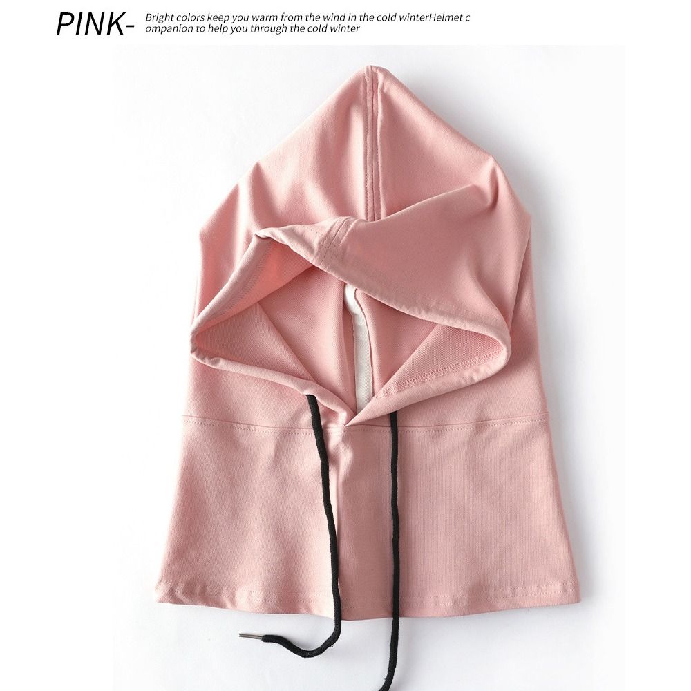 Windproof Cotton Balaclava Soft Headgear Caps Streetwear Light Thin Hood Scarf Unisex