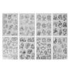 8Pcs Heat Shrink Sheet Boys Girls Pattern Translucent Wide Application Shrinky Art Paper for DIY