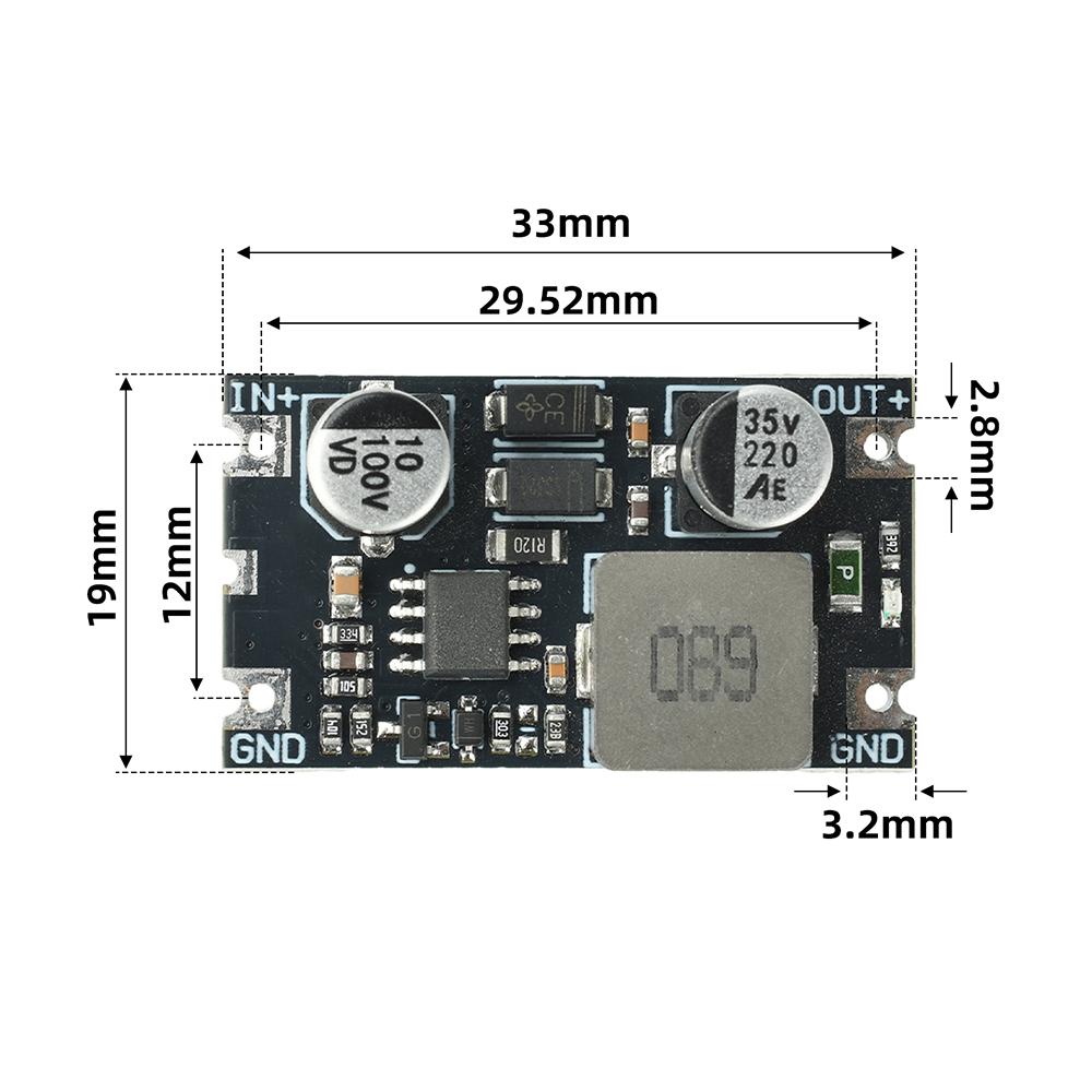 DC to DC High Efficiency Voltage Regulator DC 11-111V to 1V/11V 1.1A Buck Converter DIY Power Supply Step-Down Module