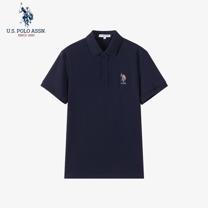 U.S. Polo Assn. Мужская повседневная рубашка-поло с воротником