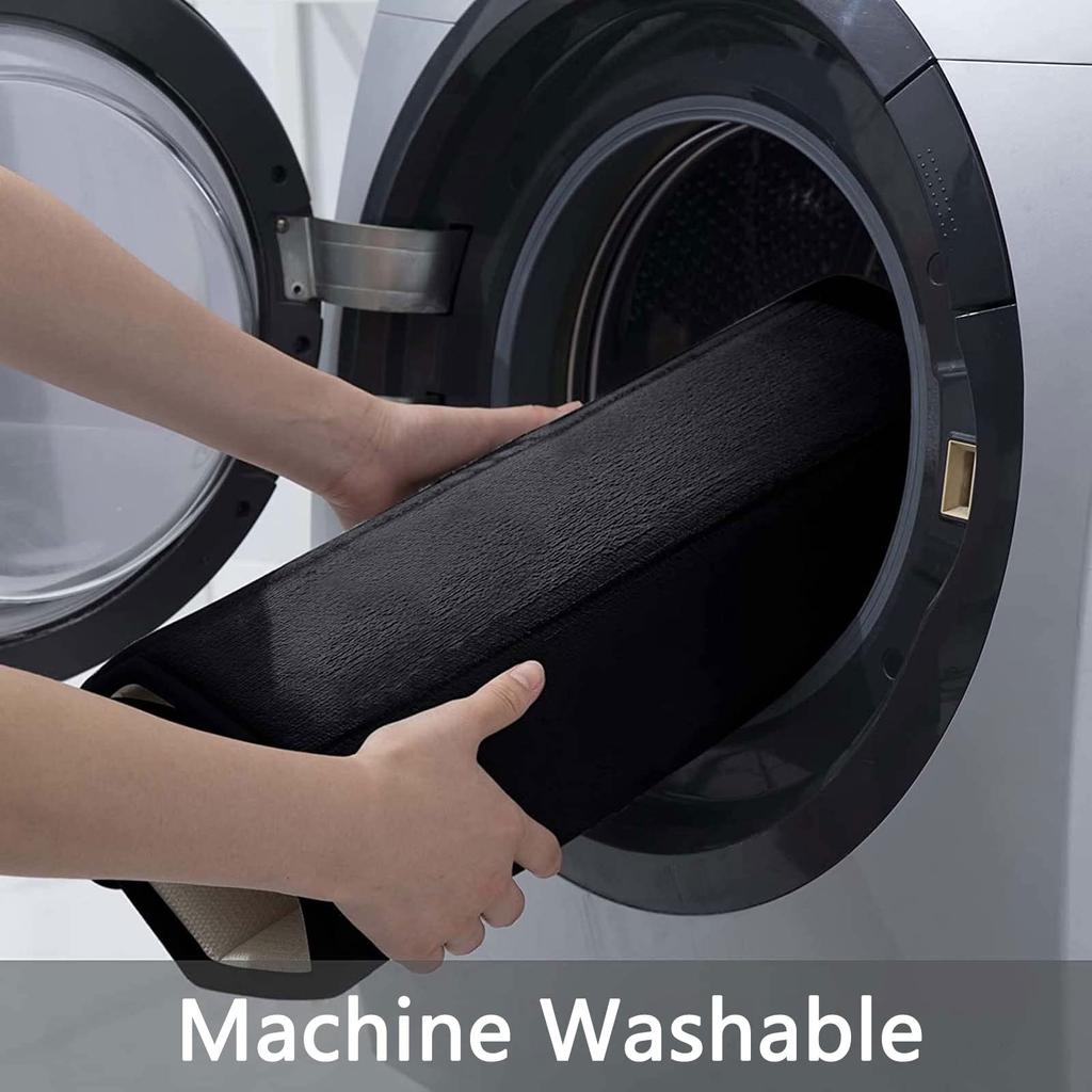 U-образный коврик для ванной 50x60 см, ультраабсорбирующий коврик для ванной из пены с памятью, нескользящий коврик для туалета для пола ванной комнаты, домашнее украшение