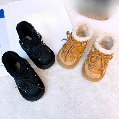 Зимние детские сапожки сохраняют тепло, детская обувь для ходьбы