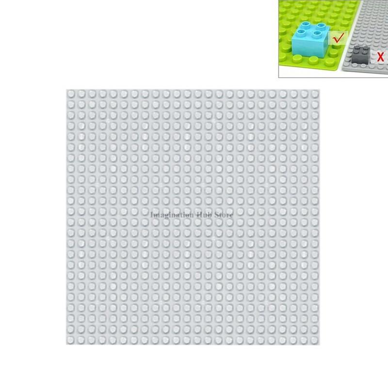 Большая базовая пластина для строительных блоков 24x24 точки, Базовая пластина-аксессуар для DIY настенной сцены, Совместима со всеми классическими брендами игрушек-кирпичиков