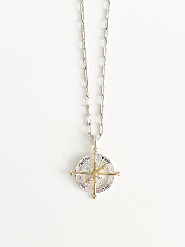 Elyona Life Cardinal Compass Necklace - Small