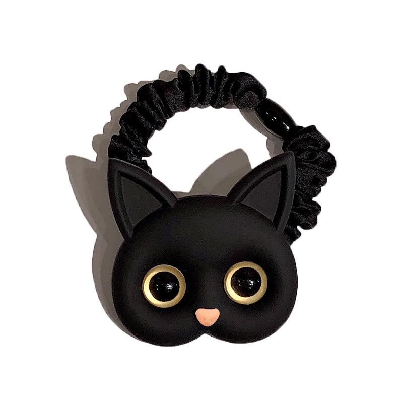 Женские резинки с милым котом, эластичные резинки для волос, головные уборы, детские для девочек, милые аксессуары для волос, украшения