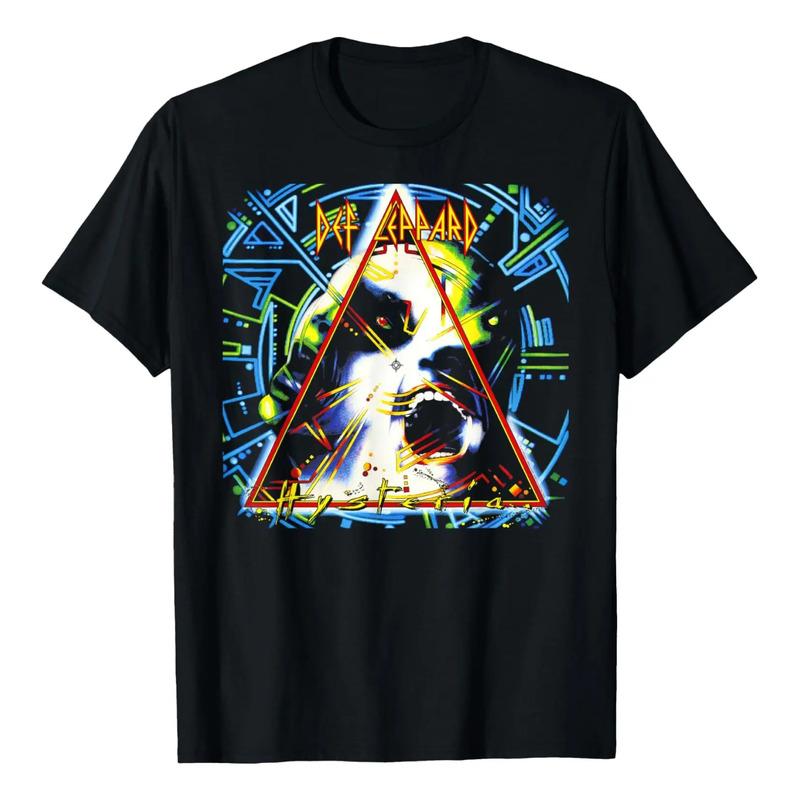 Camiseta De Manga Curta Def Leppard - Hysteria Album
