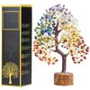 Seven Chakra Tree of Life | Decorative Artificial Crystal Tree for Home & Office | Feng Shui Prosperity Tree for Living Room & Hall