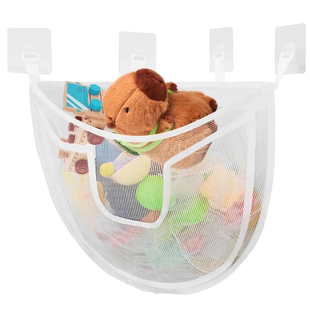 С Крючками Сетка для Хранения Игрушек для Ванной Большой Вместимости Держатель для Игрушек для Ванной Водные Игрушки