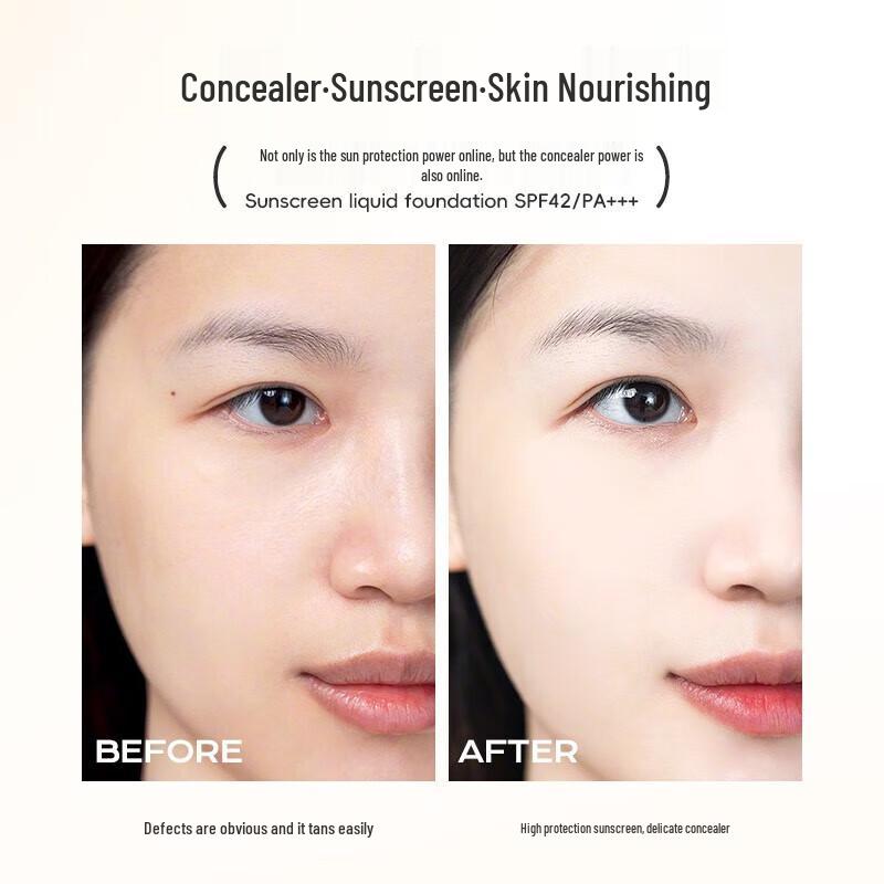 Leezi Питательный маскирующий солнцезащитный тональный крем