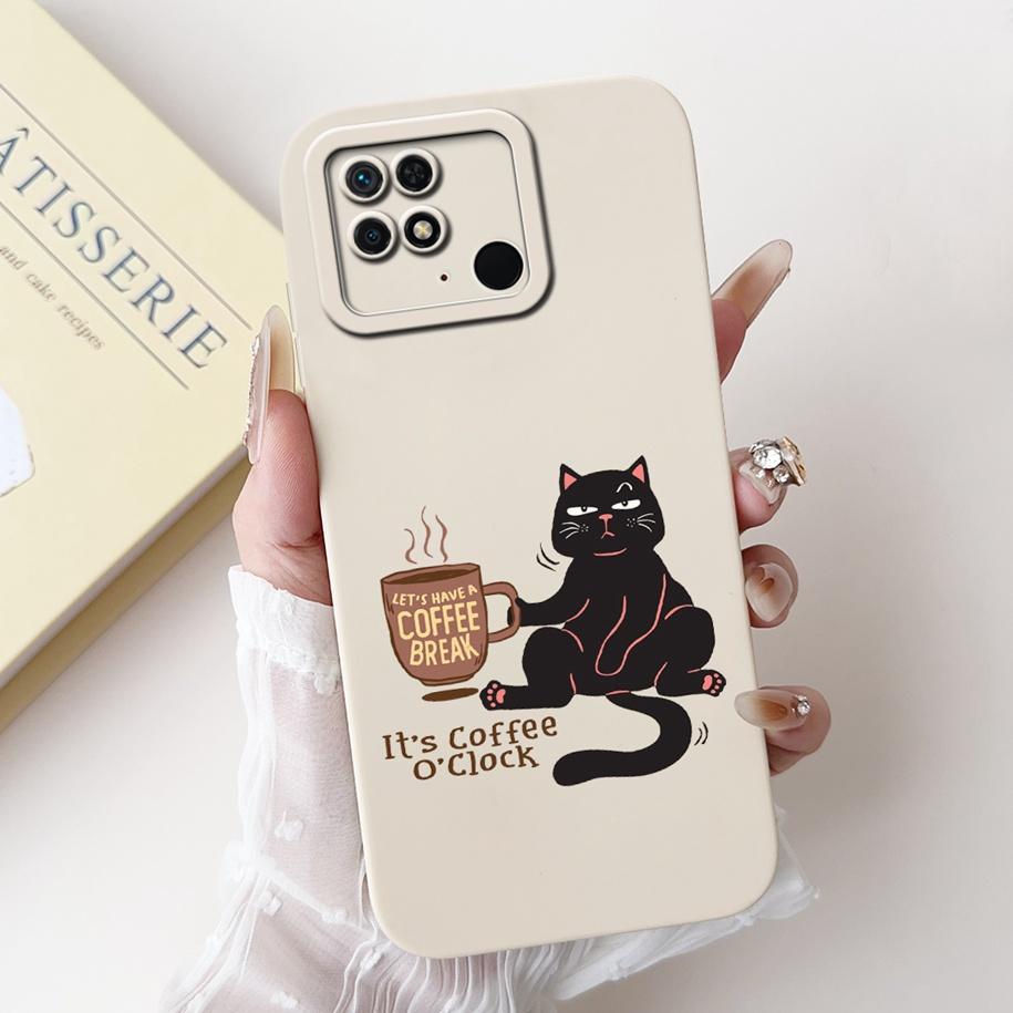 For Xiaomi Redmi 10C Case Popular Flower Camera Protection Funda Soft Silicone Phone Case For Redmi 10 Power Cover Redmi10C Capa