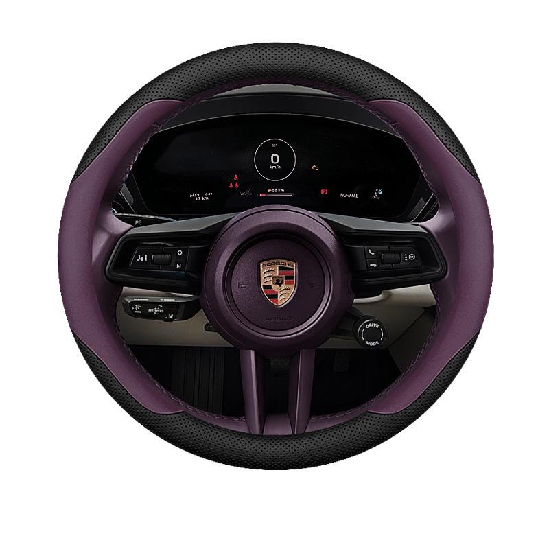 Чехол на руль Porsche из кожи Наппа для Cayenne, Macan, Panamera, 718, 911 - Всесезонный