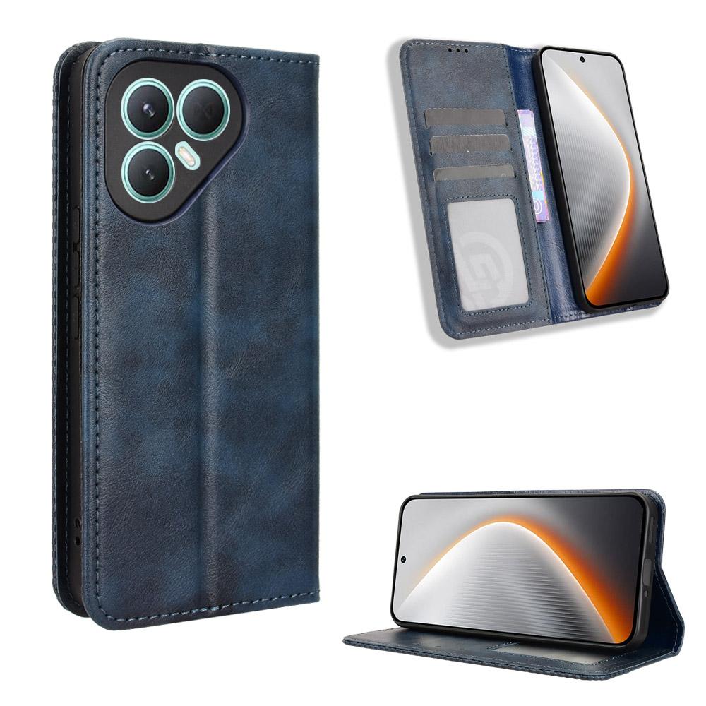 For TECNO Pova 7 Ultra 5G Leather Case Wallet Stand Retro Texture Phone Cover